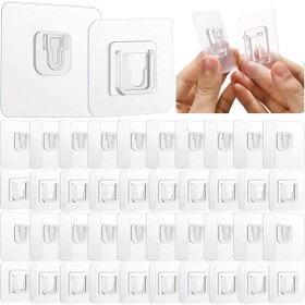 Resim Pufai Çift Taraflı Yapışkanlı Şeffaf Askı Askılık 15 Set 30 Parça 