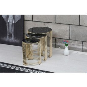 Resim Açelya 3 Lü Zigon Sehpa 5 Borulu Shp 507 