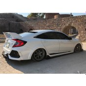 Resim Mkg Honda Civic Fc5 Type R Marşpiyel Seti Abs Plastik 2016+ 