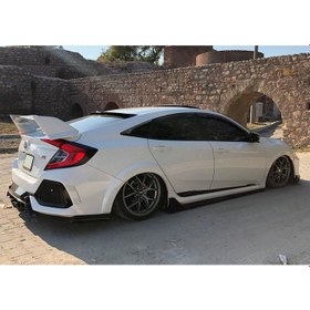 Resim Mkg Honda Civic Fc5 Type R Marşpiyel Seti Abs Plastik 2016+ 