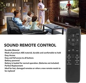 Resim Soundbar Uzaktan Kumandası, BAR 3.1 Için Pille Çalışan Yedek Yüksek Hassasiyetli Hoparlör Uzaktan Kumandası 