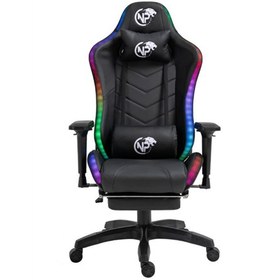 Resim Npo GC3001B Masajlı RGB 4D Kolçaklı Ayak Destekli Oyuncu Koltuğu Kırmızı 