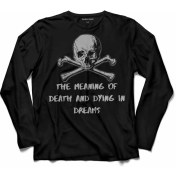 Resim Kendim Seçtim Cowboy Skull Hold Guns Outlaw Kovboy Kuru Kafa Uzun Kollu Tişört Baskılı Çocuk T-Shirt 