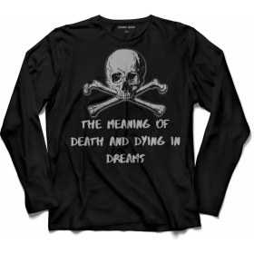 Resim Kendim Seçtim Cowboy Skull Hold Guns Outlaw Kovboy Kuru Kafa Uzun Kollu Tişört Baskılı Çocuk T-Shirt 