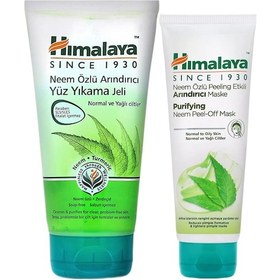 Resim Himalaya Neem Özlü Arındırıcı Yüz Temizleme Jeli 150 ML + Peeling Etkili Arındırıcı Maske 75 ML 