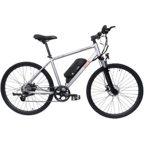 Resim Alba Explorer Premium Elektrikli Şehir Bisikleti Gümüş Gri 