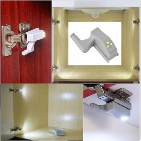 Resim Acenter Gardrop Dolap Içi LED Aydınlatıcı Menteşe Işığı 