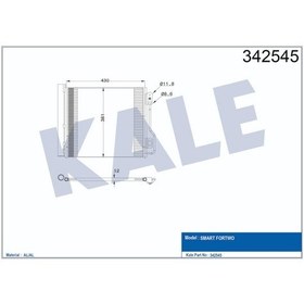 Resim Kondenser Al Al Smart Fortwo 504640289 