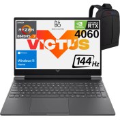 Resim Hp Victus Amd Ryzen 7-8845HS 16GB 1tb SSD RTX4060-8GB 15.6" Fhd 144Hz Windows 11 Home Gaming Dizüstü Bilgisayar B82N5EA 