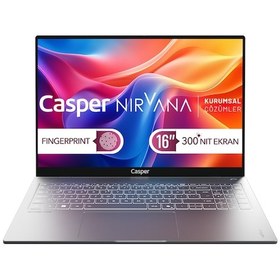 Resim Casper Nirvana S200.1342-EX00X-G-F i5-13420H 64 GB 2 TB NVMe SSD 16" Dos Dizüstü Bilgisayar 