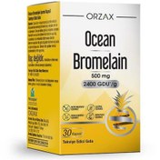 Resim Orzax Ocean Bromelain 500 mg 30 Kapsül 