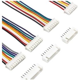 Resim Sanec 2,5mm Jst Xh 11pin Kablolu Konnektör Beyaz Takım 30cm - Çift Taraflı 