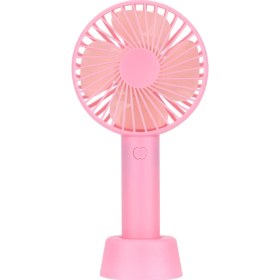 Resim Everest EFN-502 Taşınabilir Şarjlı Pembe 800MAH USB Fan 