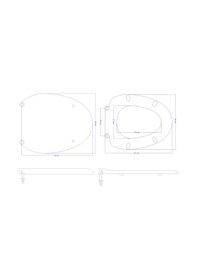 Resim Öge Bergama Klozet Kapağı-üstten Sıkmalı Metal Menteşeli Beyaz 