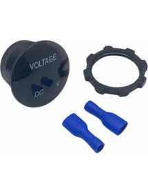 Resim 6V-32V DİJİTAL VOLTMETRE (BOMBELİ TİP) (KIRMIZI IŞIK) (28 MM) 