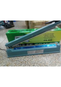 Resim 40cm Metal Gövde Poşet Ağzı Yapıştırma Kapatma Makinası Fs-400 4741 