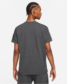 Resim Nike Yoga Dri-fıt Kısa Kollu Erkek Üstü Dh1927-032 Bu Siyah 