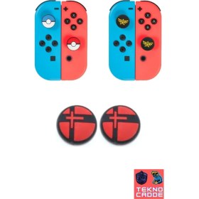Resim Beboncool Nintendo Switch/switch Oled/switch Lite Analog Koruyucu Silikon Pad 