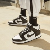 Resim Nike Dunk High "Black White Erkek Sneaker Dd1399 105-Siyah-43 | Nike Nike