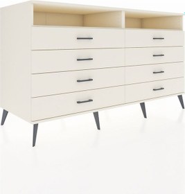 Resim Kronos Konsol 2 Raflı 8 Çekmeceli 176x59x99 Aytaşı-aytaşı Aytaşı-aytaşı 
