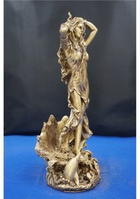 Resim Afrodit Heykel Biblo - 27 Cm Ev Ofis Dekoratif Hediyelik Aksesuar Dekor Altın 