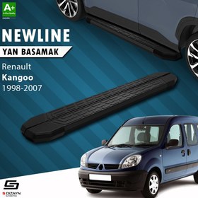 Resim S-Dizayn Renault Kangoo NewLine Siyah Yan Basamak 183 Cm 1998-2007 A+ Kalite 