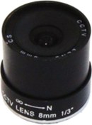 Resim 3Mk-Fl8 8Mm Sabit Iris Cctv Lens 