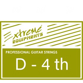 Resim Extreme XCS274 Klasik Gitar Teli (4. Tel Re) | Gümüş Kaplama Sarım Dayanıklı Çekirdek 