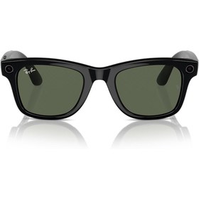 Resim Ray-Ban META Wayfarer Akıllı Gözlük GEN 1- RW4006 601/71 Parlak Siyah/Yeşil RBMETA 