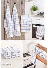 Resim 5 Li Mutfak Kurulama Bezi Alman Peçetesi 100 Pamuklu Beyaz 