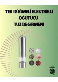 Resim Pilli Baharat Değirmeni Gıda Sınıfı Çelik Sessiz Öğütücü A Çok Renkli 