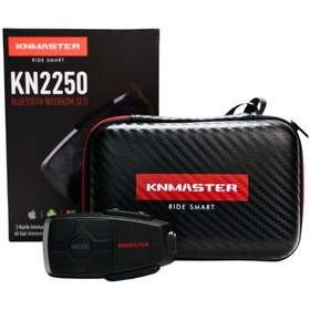 Resim Knmaster Kn2250 Motosiklet Kask Interkom Bluetooth Intercom Kulaklık Seti 