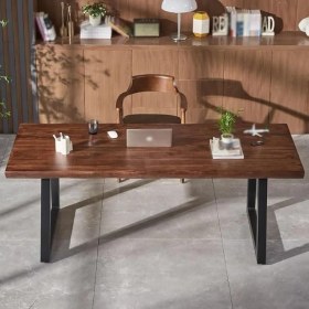 Resim Timber's Team Mira-Ahşap Doğal Kütük Yemek / Toplantı / Çalışma Masası 