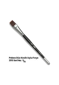 Resim Pebeo 205 Seri Düz Kesik Uçlu Fırça No 3-4 