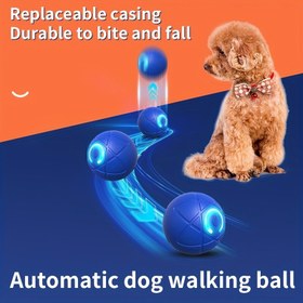 Resim Otomatik Köpek Topu Fırlatıcı - Dayanıklı Termoplastik Kauçuklu Şarj Edilebilir Etkileşimli Köpek Oyuncağı, Tüm Irklar İçin USB Şarj ve Hareketle Aktive Oynama - Kapalı/Dış Mekan Evcil Hayvan Egzersizi ve Zihinsel Uyarım, Kapalı Dış Mekan Oyunları | Oyuncak Tasarım | Uzun Ömürlü Malzeme 