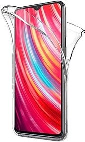 Resim Microsonic Xiaomi Redmi Note 8 Pro için Kılıf 6 tarafı tam full koruma 360 Clear Soft Şeffaf [Redmi Note 8 Pro ile Uyumlu Kılıf - Şeffaf] 