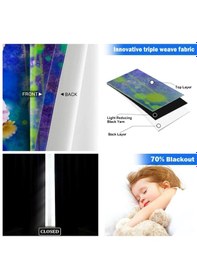 Resim Araba 140 Cm 240 Mikro Petek Çift Kanat 2 Adet Fon Perde Açık Krem 