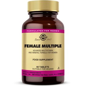 Resim SOLGAR Female Multiple Kadınlar için Multivitamin & Mineral 60 Tablet 