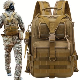 Resim Yeni Askeri Hayranlar Taktik Bisiklet Spor Giyim Dayanıklı Erkek Büyük Kapasiteli Açık Kamp Yürüyüş ve Dağcılık Seyahat Sırt Çantası 