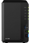 Resim Synology DS220+ 2 Yuvalı 2xGE 1xEsata NAS Depolama Ünitesi Synology