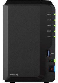 Resim Synology DS220+ 2 Yuvalı 2xGE 1xEsata NAS Depolama Ünitesi 