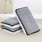 Resim 2 adet Araba İç Detay Mikrofiber Sünger, Araba Yıkama Süngeri, İç Temizlik Süngeri, Lekeleri Temizlemek İçin Araba Temizlik Süngeri, Deri, Plastik, Vinil ve İç Dekorasyon Temizliği İçin Çift Taraflı Sünger, Mutfak Temizlik Süngeri Silme 