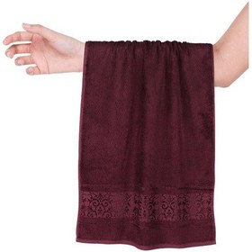 Resim Armond Bambu Banyo Havlusu 70x140 Bordo 