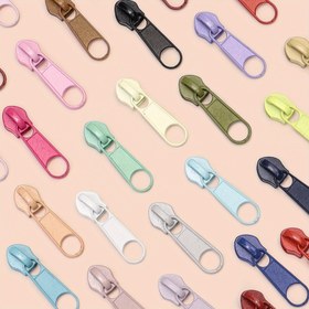 Resim 50 Adet veya 20 Adet Naylon Fermuar Çekmecesi - #5 Yedek Fermuar Başlıkları, 20 Canlı Renk (Pastel, Kırmızılar, Maviler, Yeşiller, Kahverengi, Siyahlar, Beyazlar, Gri) - Dikiş, Kıyafetler, Çantalar, El İşleri için Dayanıklı Naylon - Fermuar Kaydırıcıları ile Uyumlu, Şık ve Sağlam Yapı 