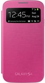 Resim Samsung Orijinal EF-CI950BPEGWW Flip Cover (Galaxy S4 ile uyumlu) pembe 