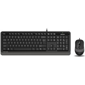 Resim A4 TECH F1010 USB Q Trk Optic Mouse Klavye Seti 