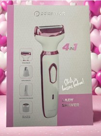Resim Polosmart Pbs503 4 In 1 Ladyşhaver Beyaz Kadın Vucut Bakım Seti 