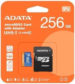 Resim ADATA Premier 256 GB MicroSDXC UHS-I Class 10 