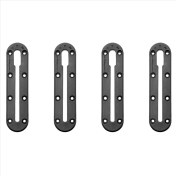 Resim Bueattuh 4x Kayak Slayt Track Rays Braketi Dıy Aksesuarları Balıkçılık Çubuk Tutucu Montaj Base Raf Uyumlu Ram (Yurt Dışından) 