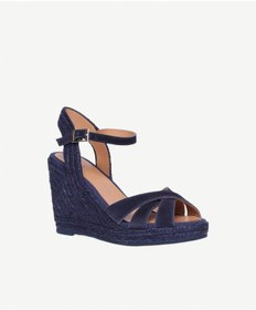 Resim Yargıcı Çapraz Bantlı Dolgu Süet Espadril 26ykay4033x 004 Lacivert 